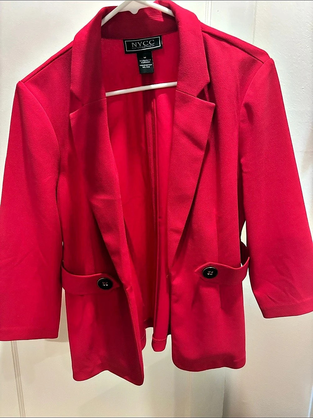 NYCC Blazer in Pink Size Medium Like New